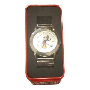 Silver Mickey Mouse Watch